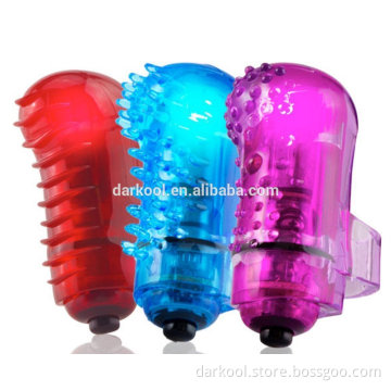 B012/Vibrating Tickler Finger Vibrator Ring Brush Strong Bullet Vibe Climax Stimulator Female Masturbation Tool Sex Toy